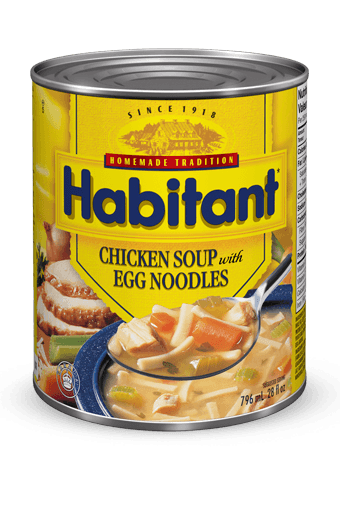 Habitant® Soupe au poulet avec nouilles aux œufs