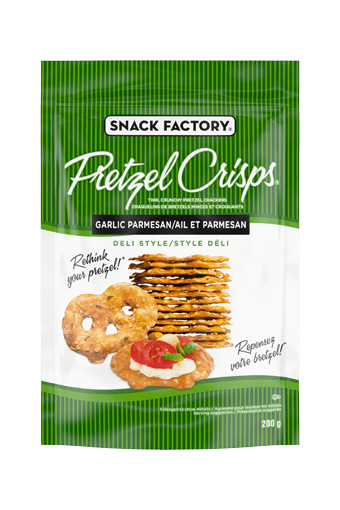 Pretzel Crisps Garlic Parmesan